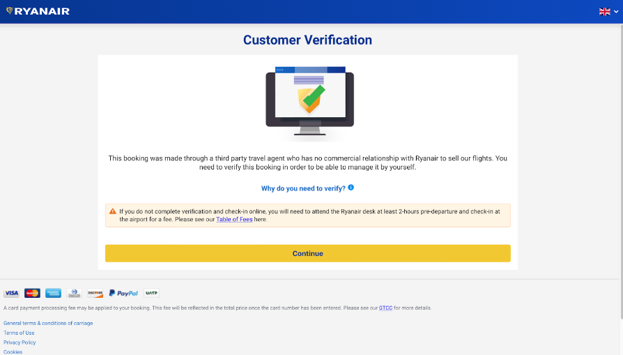 ryanair_customer_verification
